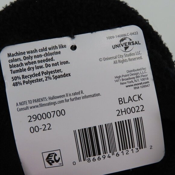 Halloween II Michael Myers Women 4-10 OSFM Fuzzy Slip On Liner Gripper Socks NEW - Picture 4 of 7